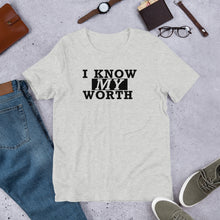 Load image into Gallery viewer, I Know My Worth Short-Sleeve Unisex T-Shirt