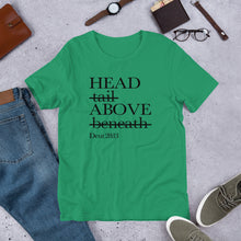 Load image into Gallery viewer, HEAD not the tail Short-Sleeve Unisex T-Shirt
