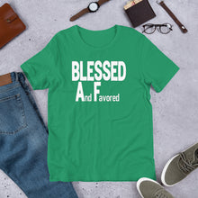 Load image into Gallery viewer, Blessed AF -w- Short Sleeve Unisex T-Shirt