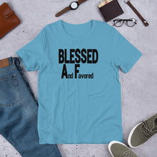 Load image into Gallery viewer, Blessed AF Short-Sleeve Unisex T-Shirt