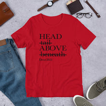 Load image into Gallery viewer, HEAD not the tail Short-Sleeve Unisex T-Shirt