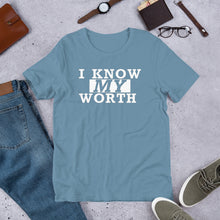 Load image into Gallery viewer, I Know My Worth -w- Short-Sleeve Unisex T-Shirt