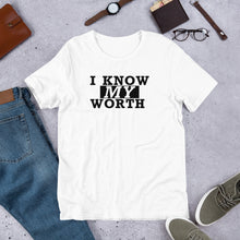 Load image into Gallery viewer, I Know My Worth Short-Sleeve Unisex T-Shirt