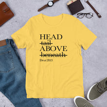 Load image into Gallery viewer, HEAD not the tail Short-Sleeve Unisex T-Shirt