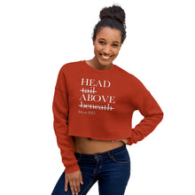Load image into Gallery viewer, Head not the tail -w- Crop Sweatshirt
