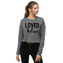 Load image into Gallery viewer, Loved AF Crop Sweatshirt
