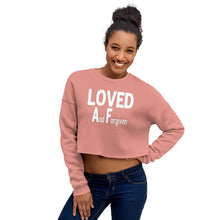 Load image into Gallery viewer, Loved AF -w- Crop Sweatshirt
