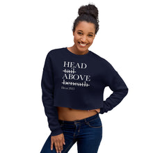 Load image into Gallery viewer, Head not the tail -w- Crop Sweatshirt
