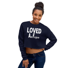 Load image into Gallery viewer, Loved AF -w- Crop Sweatshirt
